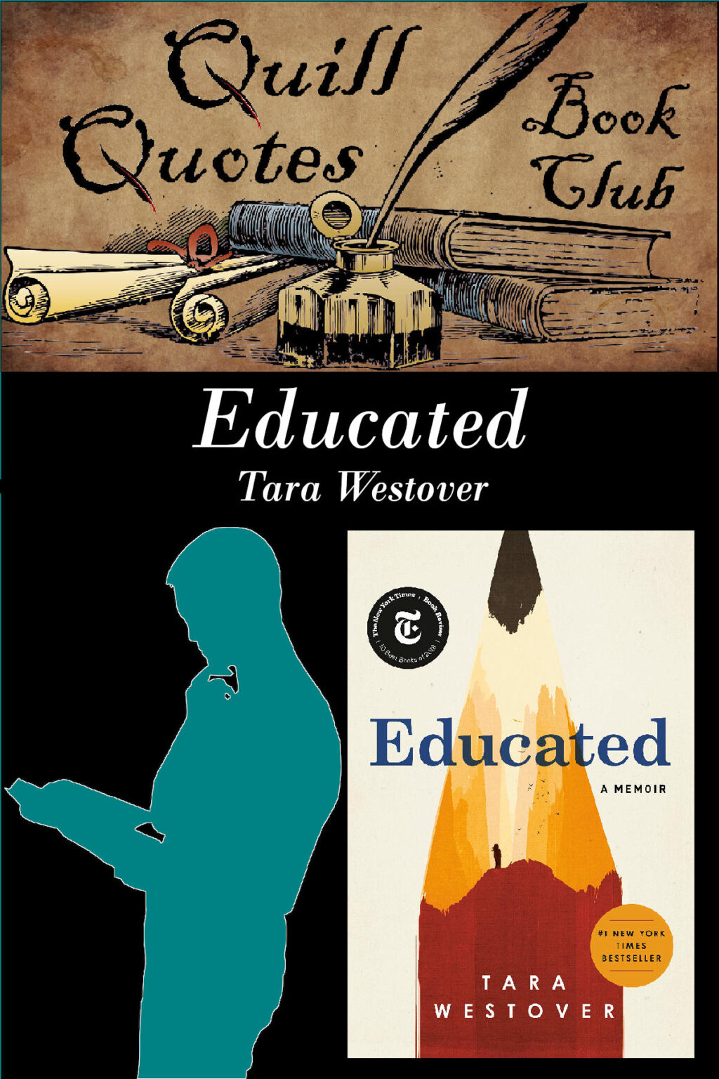 Educated: A Memoir - Quill Quotes Book Club | Quill Quotes