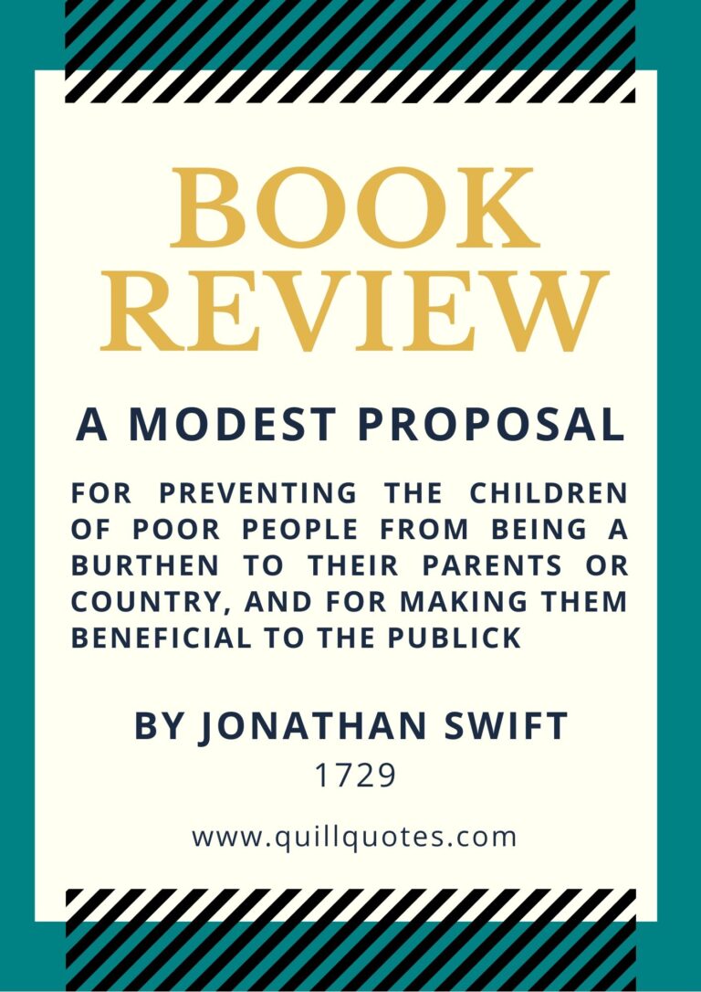 A Modest Proposal by Jonathan Swift | Quill Quotes