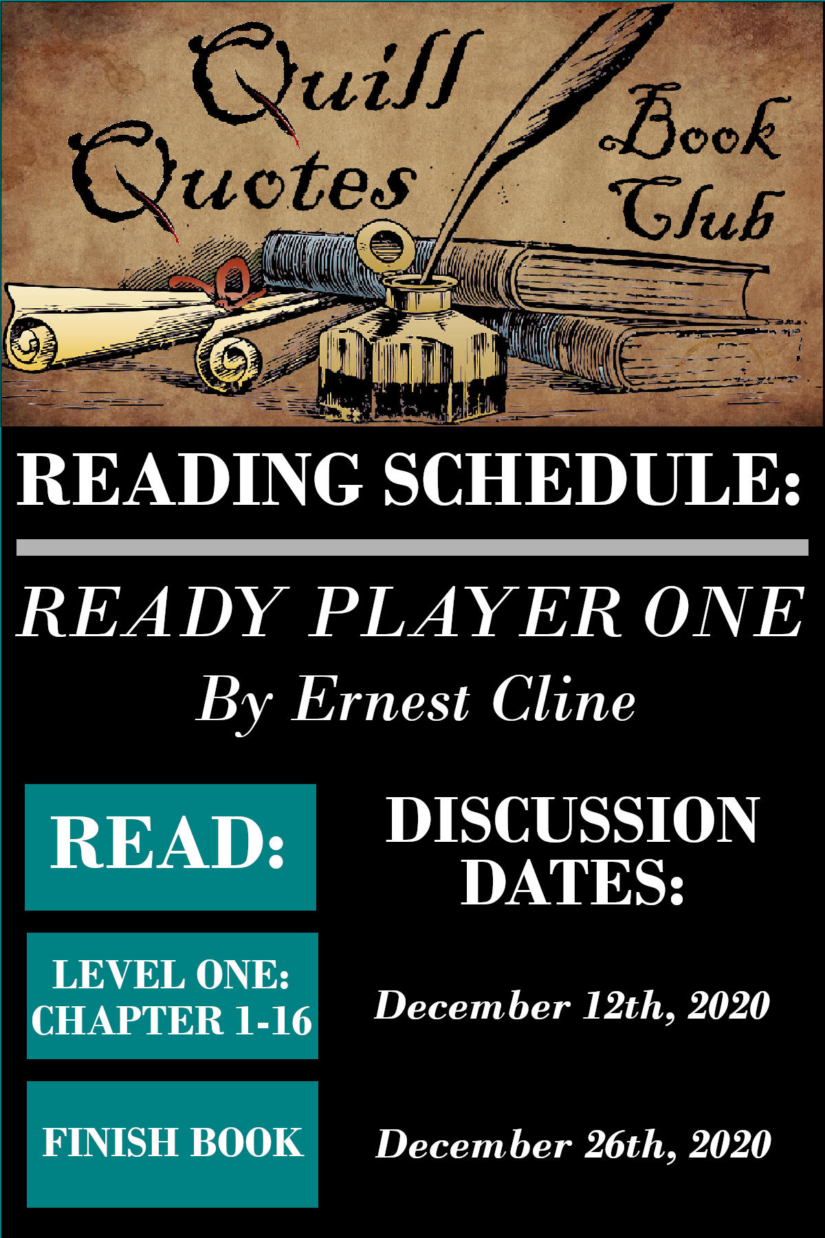 Ready Player One: Quill Quotes Book Club - Quill Quotes